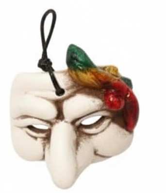 Marruzzella Ceramiche Artistiche - Machera Antichizzata Bianca Asso