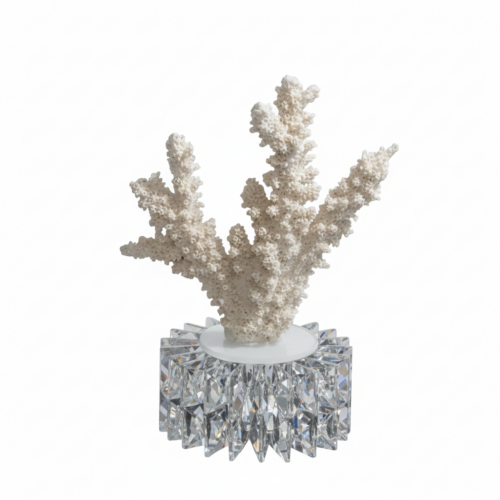 Grace Design - Lampada Cristallo & Corallo Bianco