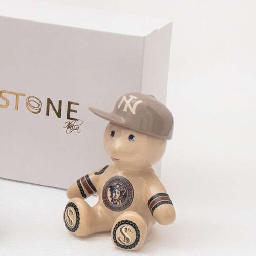Stone - Teddy Swag l'Orsetto Decorativo Taupe-Chic mignon