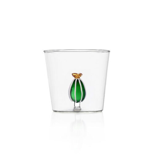 Ichendorf Milano - Bicchiere Tumbler Fiore Cactus Ambra