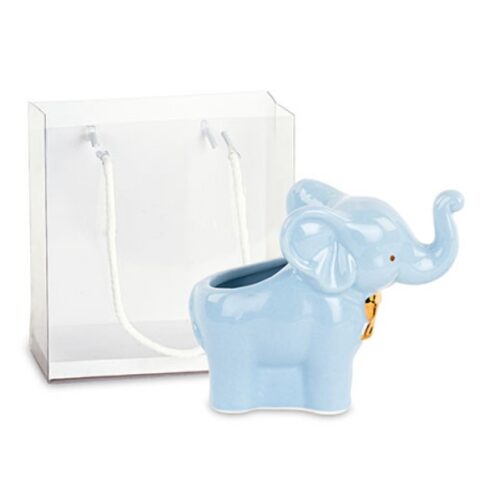 Cupido&Co - Cachepot Elefantino Azzurro