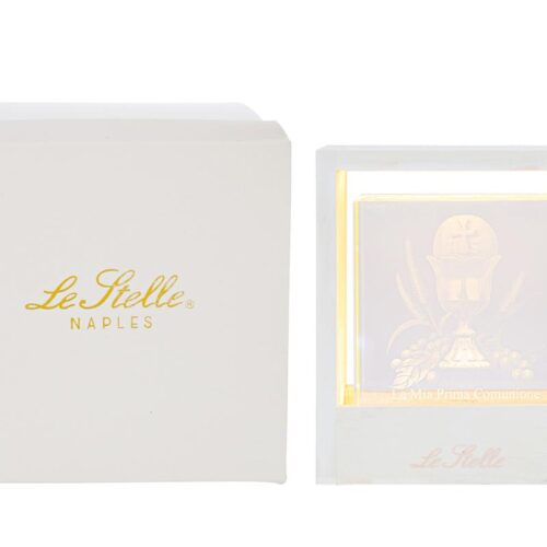 Le Stelle - Lampada Vetro Cubo Comunione