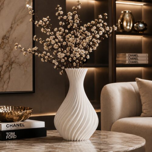 vaso plisse madrhelen bianco opcano design