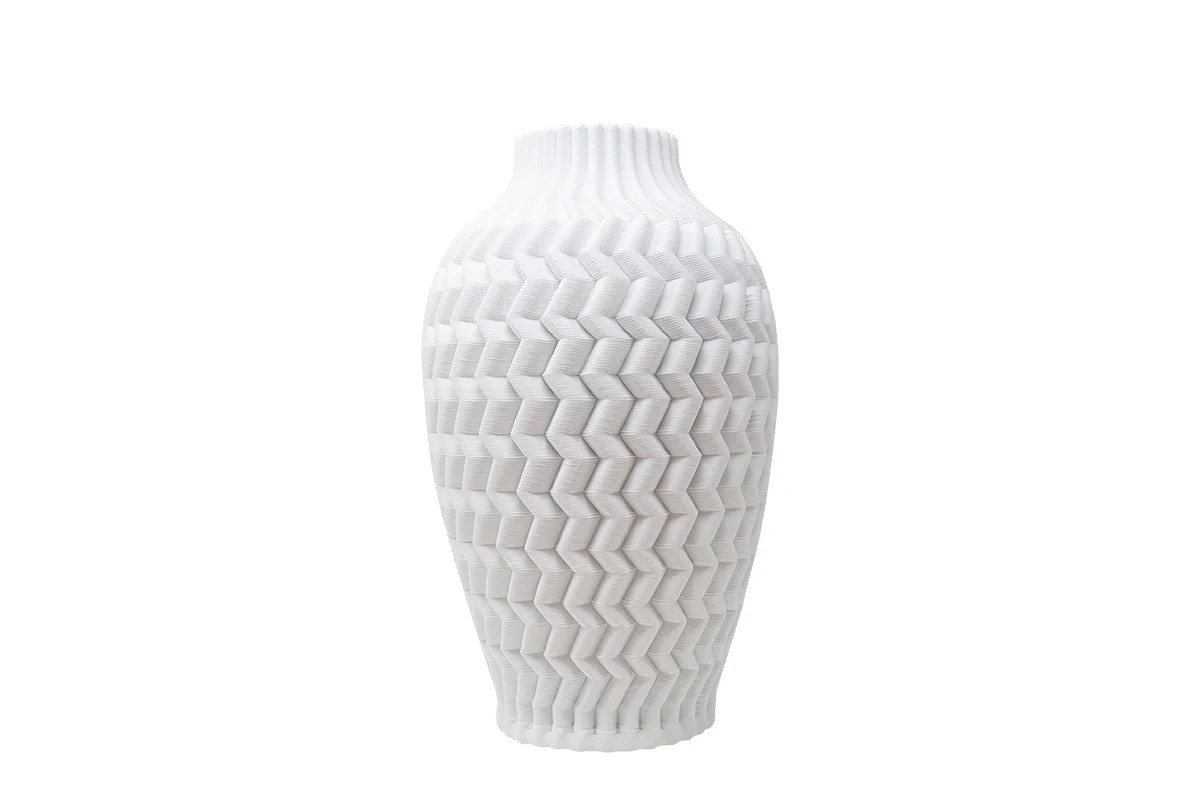 Villa Altachiara - Vaso Sand Bianco 3d H 34 cm - immagine 2