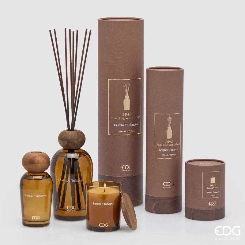 immagine edg enzo de gasperi edg enzo de gasperi profumatore bottiglia opal ml h cm leather tobacco ean