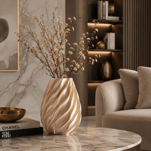 vaso twist melaverde champagne cm