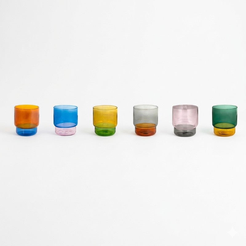 Evviva - Set 12 Bicchieri Bicolor Mahler - immagine 2