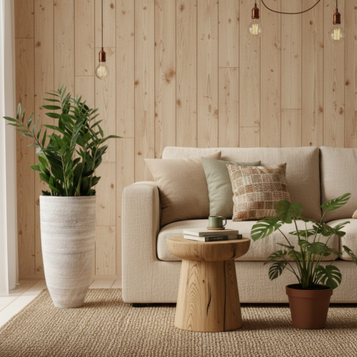 Petite Fantasie - Vaso in Ceramica Beige h.70cm