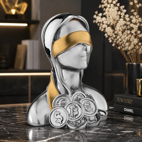 DEA BENDATA ORO E ARGENTO