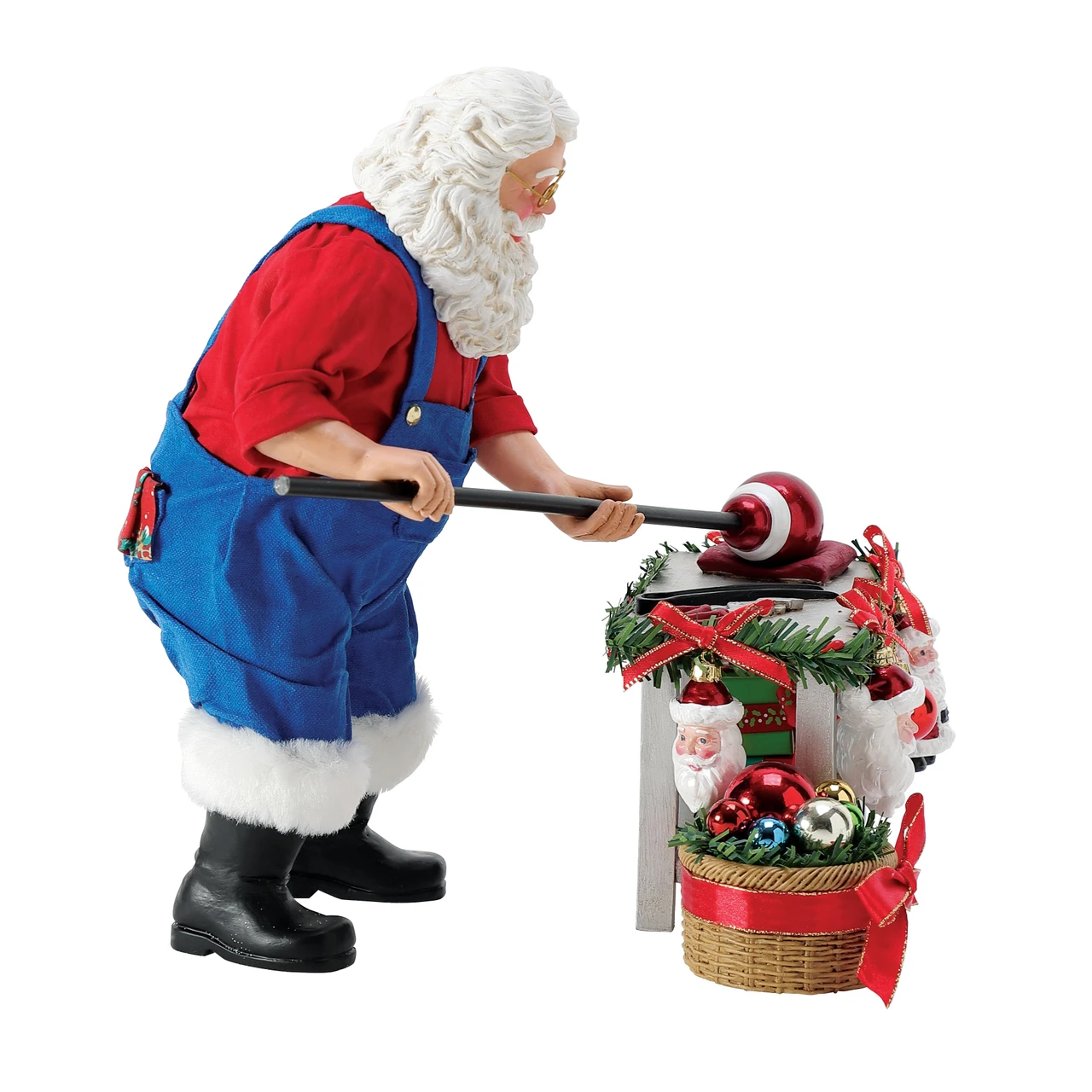Department 56 - Babbo Natale Soffiatore di Vetro H.25,5 cm - immagine 3