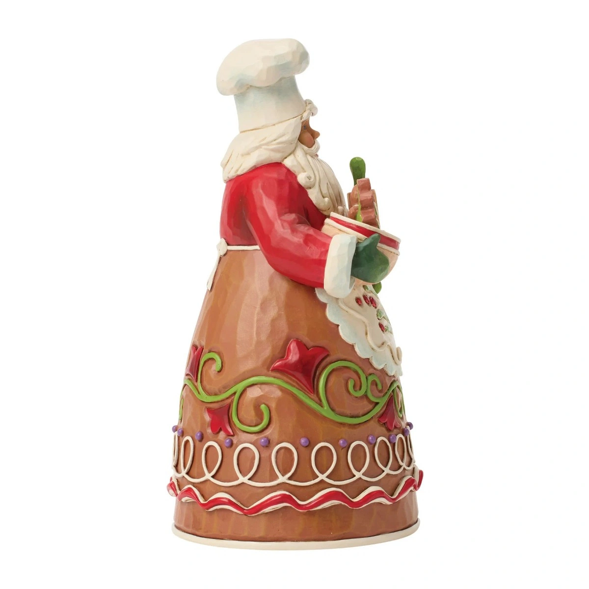 statuetta babbo natale con pan di zenzero cm jim shore c cddaba
